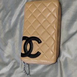 Chanel cambon quilted wallet